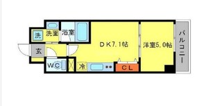 BRAVI南堀江の物件間取画像